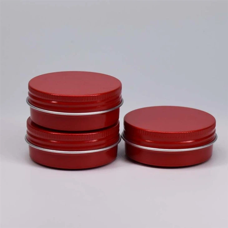 5ml Red Aluminum Container With Cap