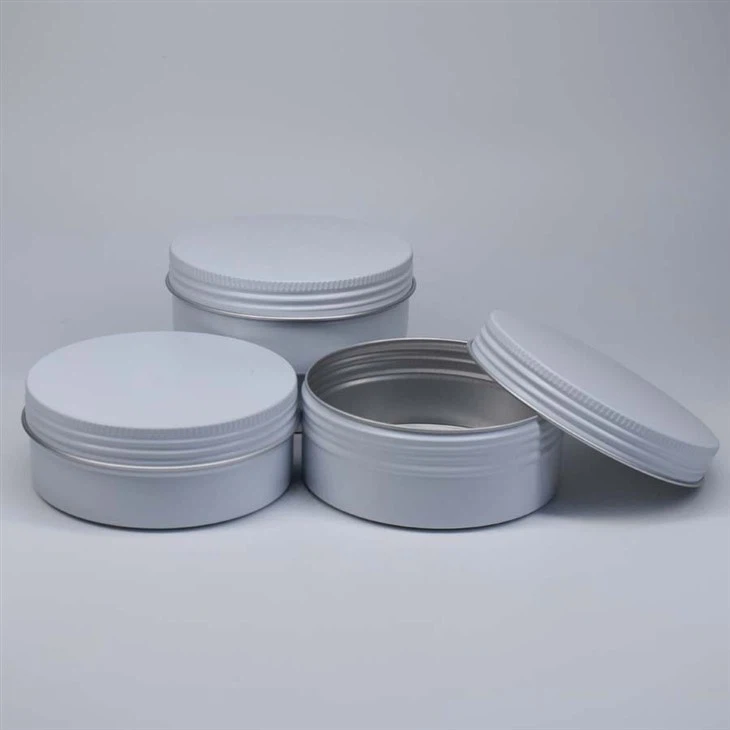 77*35mm 100ml White Customized Printing Aluminum Box With Cap For Candy