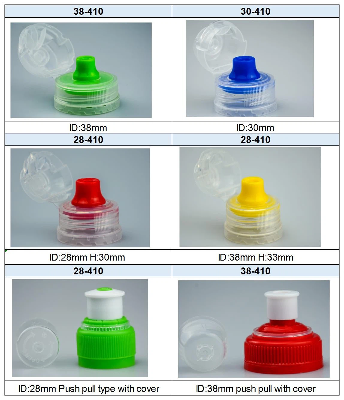 28mm Flip Top Dispensing Closure Silicone Cap