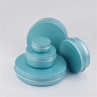 20 ml kuldsinine kohandatud trükiga alumiiniumkonteiner korgiga