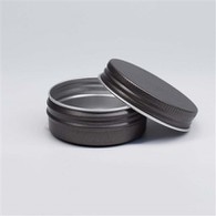 30 ml tumehall kohandatud trükiga väike ümmargune alumiiniumist logokarp